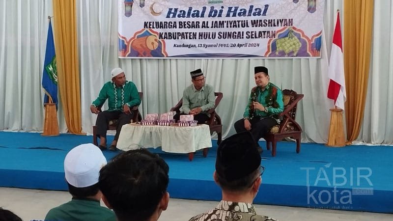 Halalbihalal Keluarga Besar Al Jam’iyatul Washliyah HSS, Kenalkan Seputar Organisasi kepada Pengurus Baru