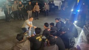 Cipta Kondisi Gabungan Polda Kalsel dan Polresta Banjarmasin Amankan Puluhan Remaja