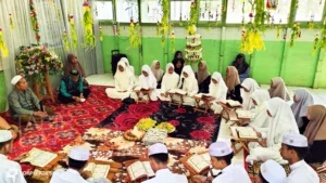 Jelang Akhir Tahun Ajaran 2023-2024, SMPN 2 Aranio Gelar Khataman Al Qur’an