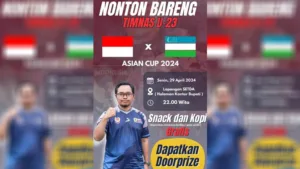 Gelar Nobar Piala Asia U23 Qatar, Pemkab HST Sediakan Snack dan Kopi Gratis