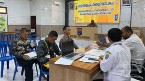 49 Peserta Seleksi Penerimaan Polri di Balangan Jalani Rikmin Awal