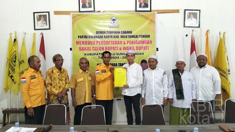 “Lamar” Golkar, Muhammad Rifai Optimis Bawa Visi Besar di Pilkada HST 2024