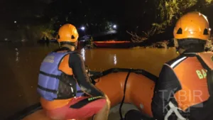 Turunkan Tim Pos SAR Tabalong, Basarnas Banjarmasin Cari Bocah Tenggelam di Sungai Tantaringin