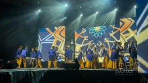 Tampil Memukau, Delapan Pasang Naga HST Bawakan Tari Mawaris Budaya “Batumbang Apam”