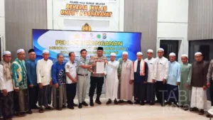 Tekan Laka Lantas, Polres HSS Mou dengan Jasa Raharja Kandangan, MUI dan Dishub