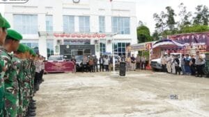 Hadiri Pelepasan Penyaluran Logistik, Pj Bupati Mura Harap Pilkada Lancar