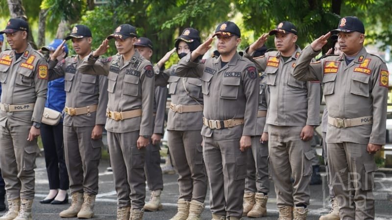 Latihan Kesemaptaan, Pjs Bupati HST Harap Satpol PP Jadi Ujung Tombak Penjaga Trantibum
