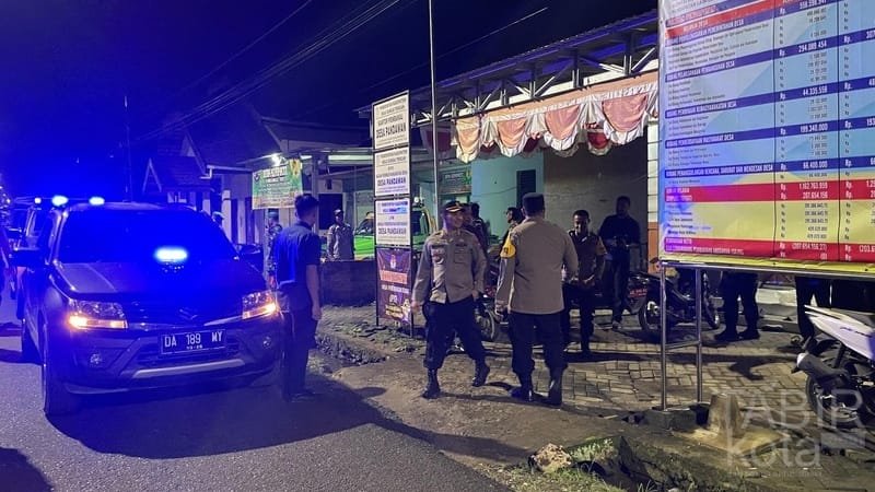 Patroli Skala Besar di HST, Personel Gabungan Sasar Wilayah Rawan Kamtibmas