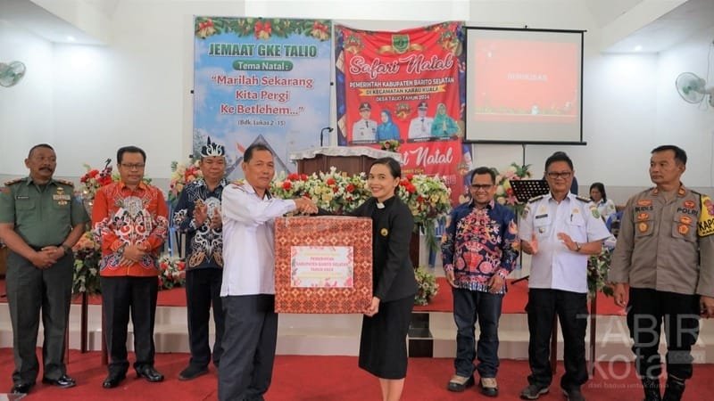 Pererat Kerukunan dan Toleransi, Pemkab Barsel Safari Natal di Talio