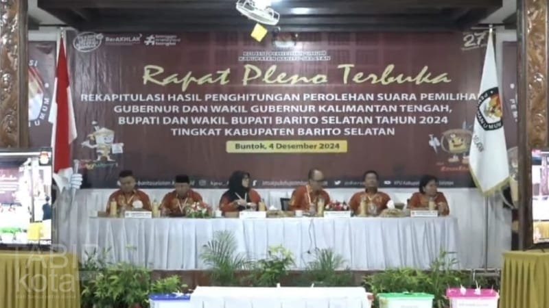 Rekapituliasi Hasil Pilkada, KPU Barsel Gelar Rapat Pleno Terbuka