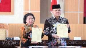 Pj Bupati Barsel Mou Dengan Wakil Rektor UPR